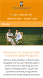 Mobile Screenshot of fountainglenranchosantamargarita.com